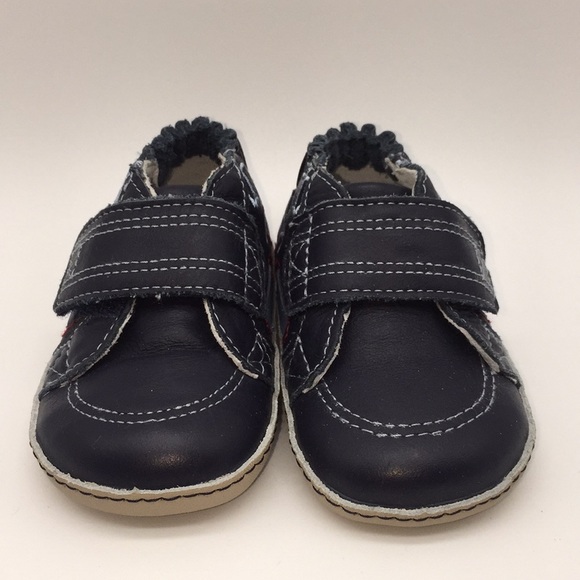 Robeez Infant Boys Nautical Leather Shoes Size 2 - Picture 4 of 11